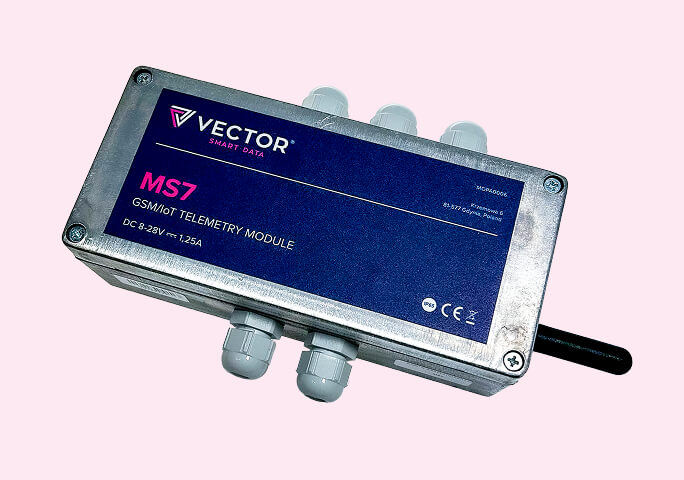 MS7 moduł telemetryczny zasilany sieciowo
